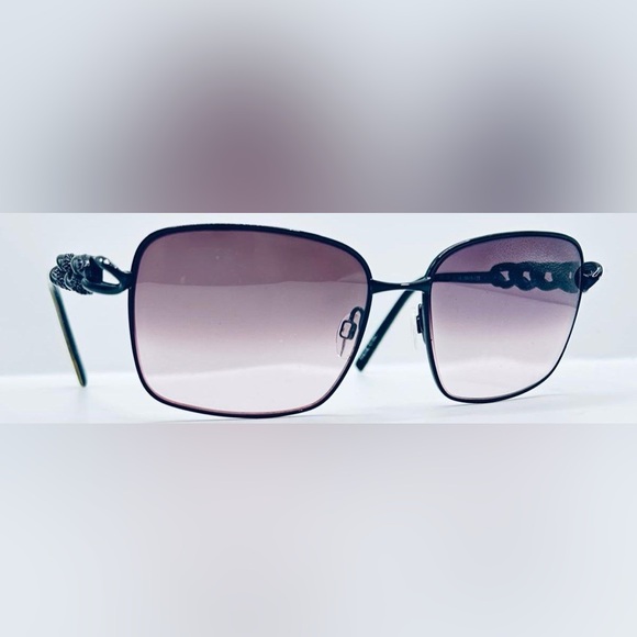 Roberto Steffani RS 34 Black Square Sunglasses Frames Only - Picture 1 of 8